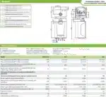 Dane Techniczne Kotła Gazowego De Dietrich MCR3 evo 15t, 24t, 35t